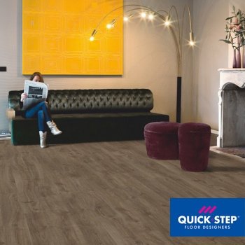 Ламинат Quick step Eligna Дуб темно-коричневый промасленный 32кл. Фаска:нет зам.Uniclic