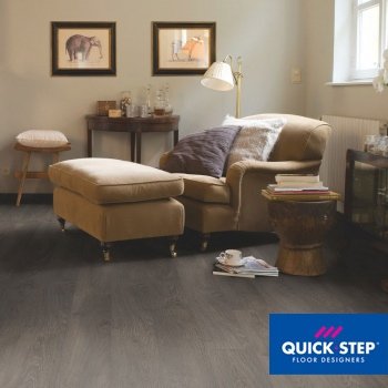 Ламинат Quick step Classic Дуб серый старинный 32кл. Фаска:нет зам.Uniclic