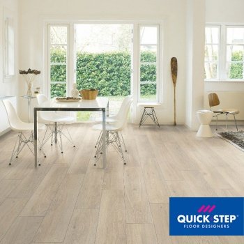 Ламинат Quick step Classic Дуб лунный 32кл. Фаска:нет зам.Uniclic