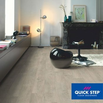 Ламинат Quick step Classic Дуб светло-серый старинный 32кл. Фаска:нет зам.Uniclic