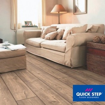 Ламинат Quick step Impressive Ultra Дуб дымчатый 33кл. Фаска:4V зам.Uniclick