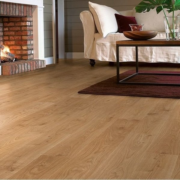 Ламинат Quick step Perspective Доска дуба белого светлая 32кл. Фаска:4V зам.Uniclic