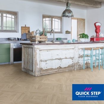 Ламинат Quick step Castel Дуб пепельный 33кл. Фаска:2V зам.Uniclick
