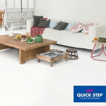 Ламинат Quick step Impressive Белоснежный 32кл. Фаска:4V зам.Uniclic